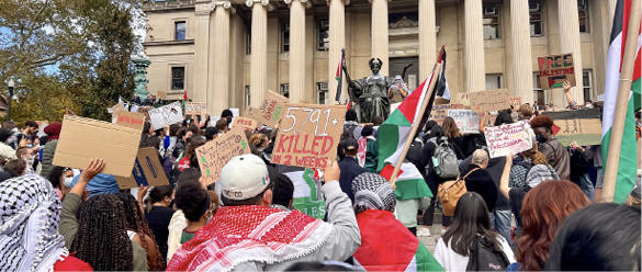 Los campus se levantan contra “Joe el genocida”