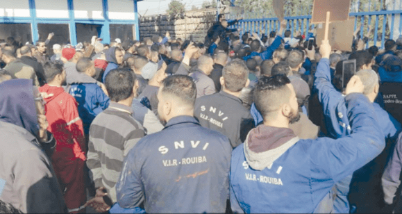 ARGELIA  10 de marzo: la clase obrera entra en&nbsp;escena