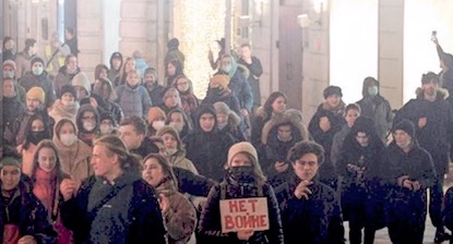 RUSSIE 13 500 manifestants&nbsp;arrêtés