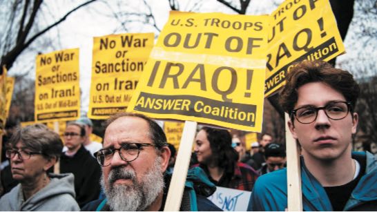 ESTADOS UNIDOS &laquo;&nbsp;¡El pueblo estadounidense no quiere entrar en guerra!&nbsp;&raquo; Entrevista con Nancy Wohlforth, copresidenta del US Labor Against&nbsp;War