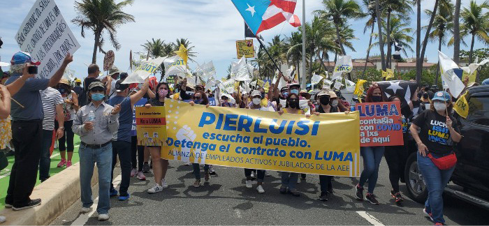 PUERTO RICO ¡Apoyo a los trabajadores de servicios públicos del sindicato UTIER en Puerto Rico!