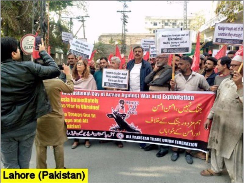 Las Jornadas Internacionales contra la guerra (los dias 9, 10 y 11 de diciembre)&nbsp;