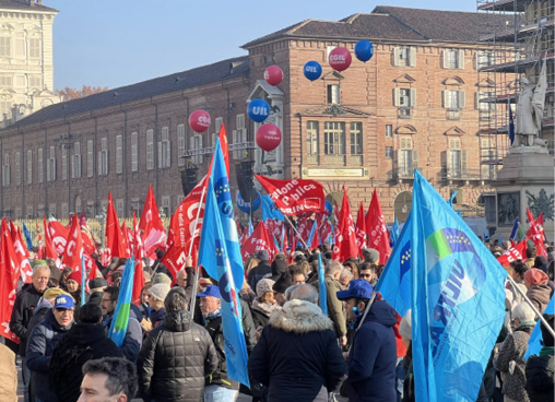 ITALY 29 November: Against the policies of the Meloni government, 500,000 workers have taken to the&nbsp;streets
