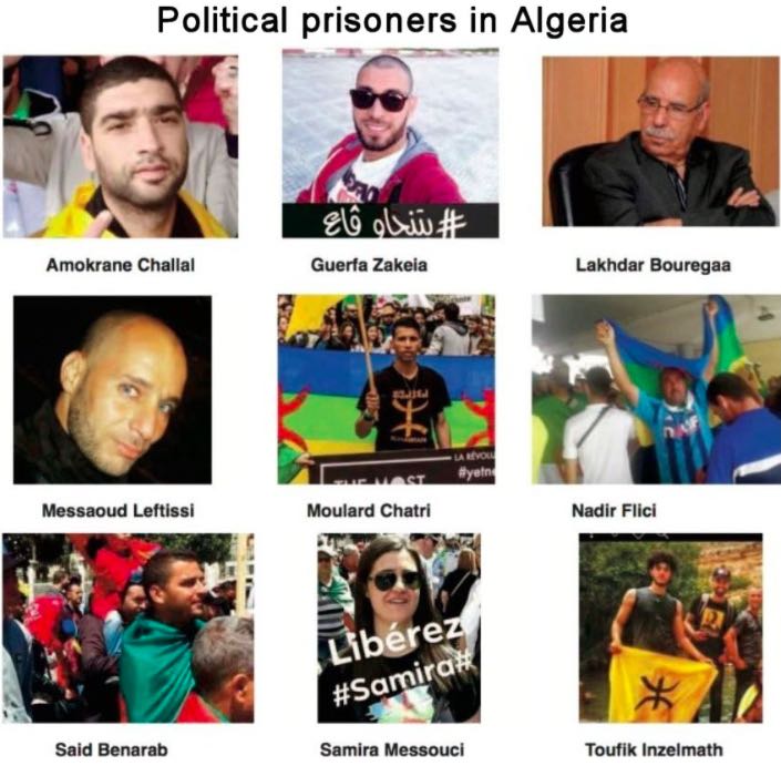 ESTADOS UNIDOS Llamado por la liberación de todos los prisioneros políticos en Argelia (versión actualizada al 8 de junio de&nbsp;2019)