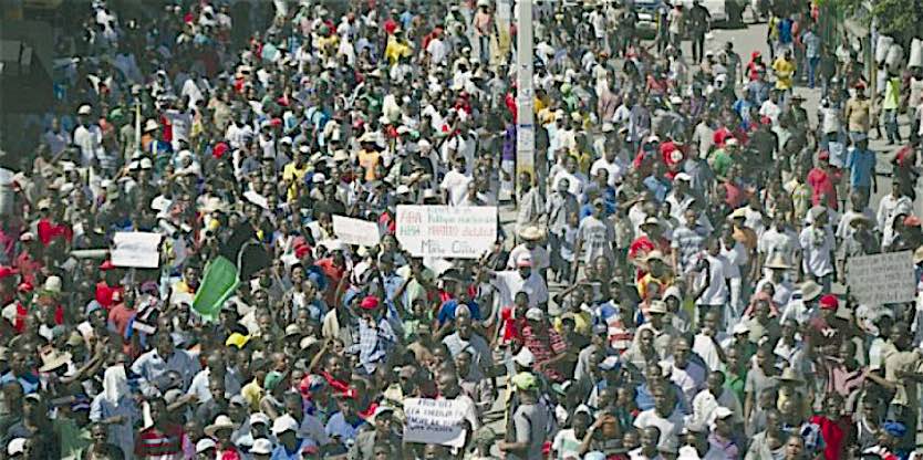 HAITI ¡Viva el levantamiento del pueblo por la democracia y la soberanía!