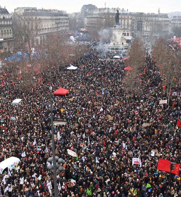 FRANCIA Millones en huelga, Por millones en la&nbsp;calle