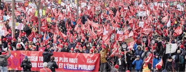 ESTADOS UNIDOS La ola de huelgas se extiende por toda Norteamérica