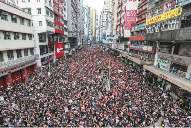 HONG KONG Dos millónes de manifestantes
