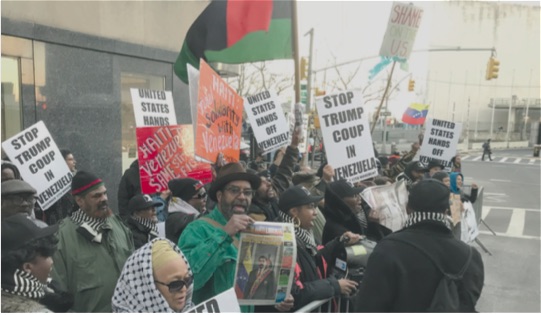 VENEZUELA Una declaración de activistas de USA: Alto a la intervención &laquo;&nbsp;humanitaria&nbsp;&raquo; de Trump! Manos fuera de Venezuela! Respeto a la soberanía y el derecho a la autodeterminación del pueblo venezolano!