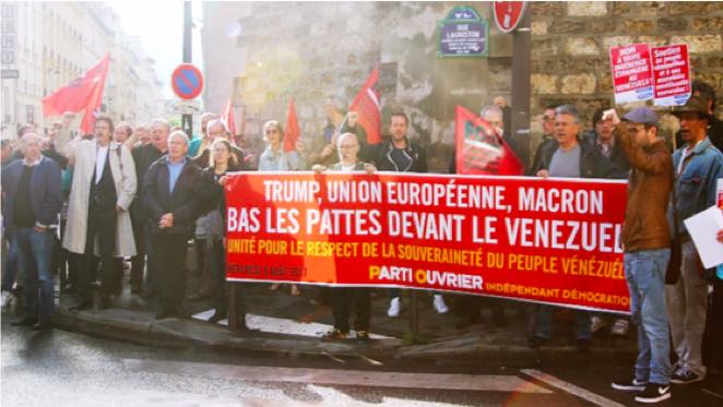 Manif France Venezuela